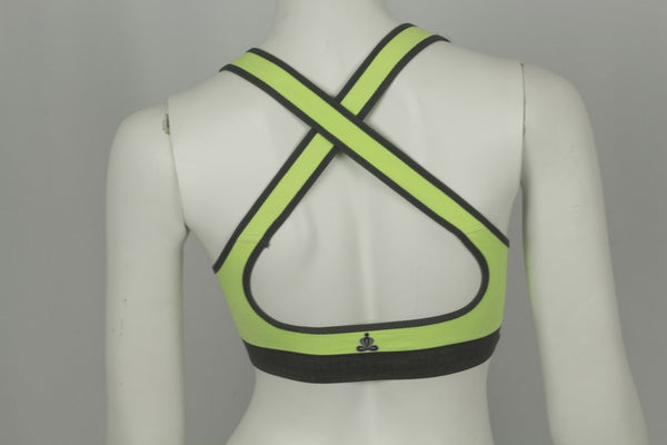 Reticulate Sports Bra Green